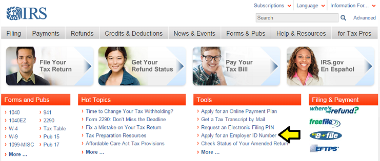 Apply for an Estate Employer ID Number